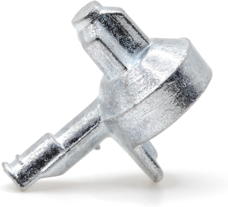 ReplacementScrews 8pcs Billy Bookshelf Pins/Pegs Compatible with IKEA Part 131372 - Zinc Alloy Die-Cast Shelf Supports - Image 1